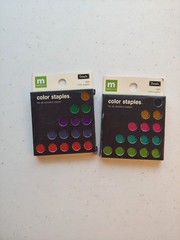Making Memories Details Color Staples – NIP – Lot of 2