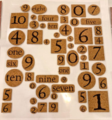 220+ Stickers Dimensional 3D Clear Stamps Alphabet Numbers Novelty Rhinestones
