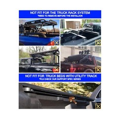 Soft Roll Up 5’2″ / 61.7″ Truck Bed Cover Compatible for 2015 2016 2017 2018 …