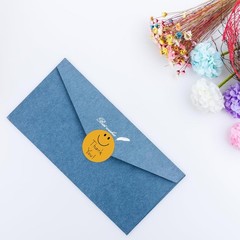 500 Pcs Smiley Thank Pink, Navy, Red, Green, Blue, Purple, Yellow, Dark Blue