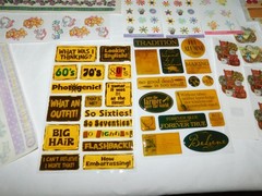 LARGE LOT VTG STICKERS 90s SOME SEALED FLORAL COUNTRY BEARS SUSAN WINGET ART 3D