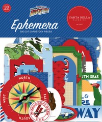 1 Pack of Carta Bella Paper OUR TRAVEL ADVENTURE Ephemera Pieces (CBOTA131024)