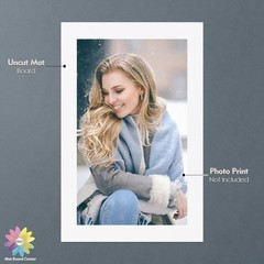 10 Pack 11×17 White, Black Uncut Mat Boards, Backing, Prints, Frames, Crafts