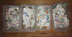 500 Postage Stamps for Crafting