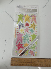 Sticko Autocollant Vellum Photo Safe Pastel Stars Stickers Different Sizes Craft
