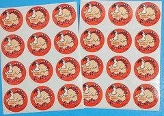 Trend Scratch n Sniff Sticker Gobble! Gobble! Turkey Thanksgiving Sheet VTG 80’S