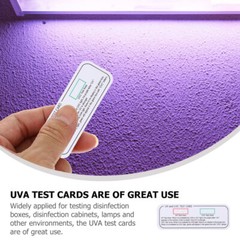 UV Uvc Detector Test Card 6pcs Reusable UVC Intensity Strip