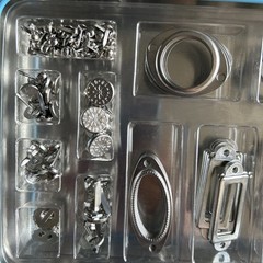 Stampin Up! Hodgepodge Hardware – Embellishment Kit Silver Preowned