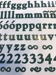 Creative Memories Evergreen Classy ABC/123 Stickers. 1 Set. 1st~ New!