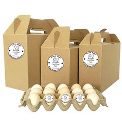 Farm Fresh Eggs Stickers 500 Pcs Farm Fresh Eggs Carton Labels Per Roll – 1.5…