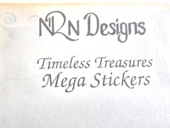 Vintage NRN Designs Christmas Reindeer Stickers 2000 Rare Holiday 12″ NOS