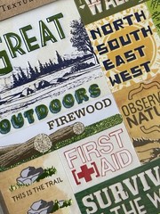 K & Company Stickers BOY SCOUTS AMERICA Outdoor Camping Survival BSA 30-570245