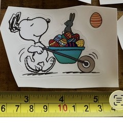 2010 Peanuts Snoopy Charlie Brown Scrapbooking Stickers Nice Sized Easter Spring