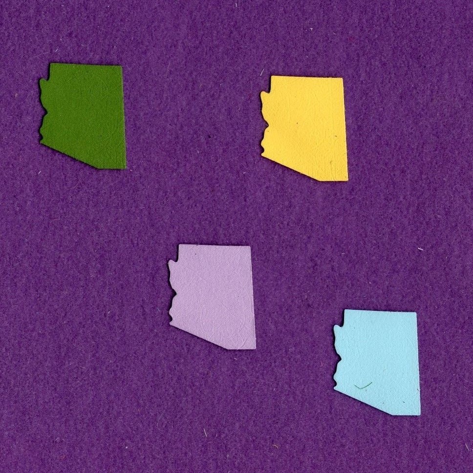 ARIZONA qk USA state die cuts scrapbook cards