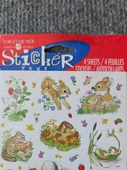 American Greetings Vintage Stickers Forest ANIMALs