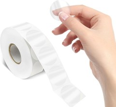 Versatile 1000 PCS Clear Circle Stickers – Easy Peel Self-Adhesive Seal Labels