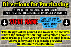 40 CUSTOM THANK YOU STICKERS 2″ LABELS SEALS EBAY STORE SCRATCH RESISTANT