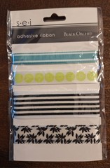 s*e*i adhesive ribbon-Black Orchid – 4 Styles-1 Yard each