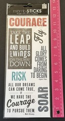 New Mambi Sticks COURAGE Stickers FLY COURAGE SOAR