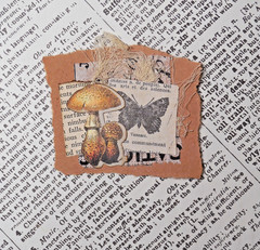 Handmade Embellishments Collage Clusters Junk Journal Ephemera Papercrafts