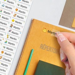 Custom Waterproof Transparent Name Stickers Personalized Labels for Kids School