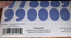 Lil Davis Designs ~Castaway Ocean Cardstock Alphabet Letters Scrapbook Stickers
