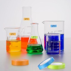 Laboratory Labeling Tapes Temperature Resistant Water Resistant 3 Rolls