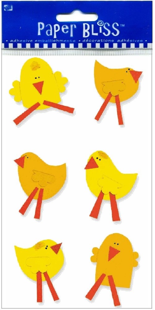 Chicks, animal, 3D scrapbook sticker – Paper Bliss 39139