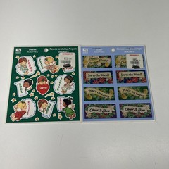 Standard Publishing Acid Free Christmas Blessings Stickers Peace Angels Stickers