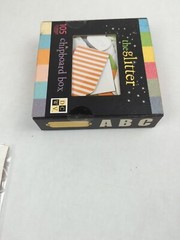 105 Box Chipboard Letters Shape Glitter Pastel Scrapbooking Craft Supply Rainbow