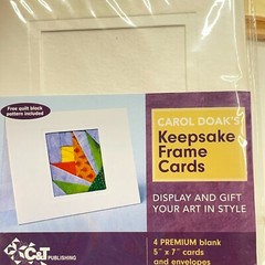 Keepsake Card Frames for Photographs or Needlework lot of 5 package
