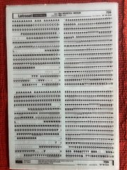 Four Letraset INSTANT LETTERING Transfer 16pt & 18 pt Helvetica Medium 4