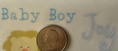 BABY BOY Rub-On Transfers (4-1/4”x 7”)Little One•Kids •Animals•Lion•Card Making•