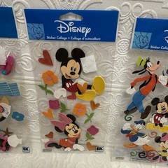 DISNEY EK Success Scrapbook Stickers Mickey Mouse and Friends Lot Of 6 Packs NEW