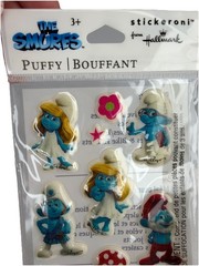 The Smurfs Puffy Stickers, 2011 HALLMARK Stickeroni BRAND NEW( RETIRED)