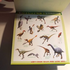Japanese Dinosaurs Stickers book 209 Stickers Shogakkan NEO