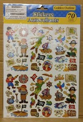 Greenbrier International Foil Stickers – Pirates & Mermaids – Lot Of 2