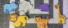 Horizon Group USA Foam Zoo Animals Stickers