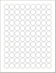 Self-Adhesive Color Coding Round Labels – 250 Sheets