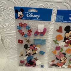 DISNEY EK Success Scrapbook Stickers Mickey Mouse and Friends Lot Of 6 Packs NEW
