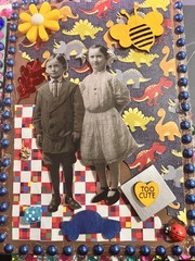 Memory Lane! 5 Vintage Junk Journal Ephemera Cards With Envelopes. Repurpose