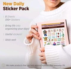New Daily Happy Planner Sticker Pack- 500+ Cute Agenda Sticker Sets FreeShipping