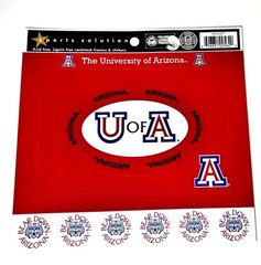 University of Arizona Wildcats NCAA Cardstock Sticker Frame