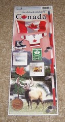 Paper House Cardstock Sticker Sheet ~ Travel… Canada Hockey Stick Border