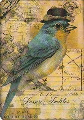 Huge Lot of Junk Journal Art Cards, Steampunk Animals 31pcs, 4″ x 6″