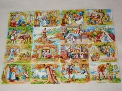 PZB Germany Classic Children’s Story Book Paper Scrap Reproduction
