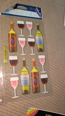 Stickopotamus/ Sticko stickers Cocktails Champagne Wine Alcohol Lot 3 Packs