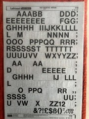 FIVE Letraset INSTANT LETTERING Transfer 60pt Helvetica Medium NICE 5