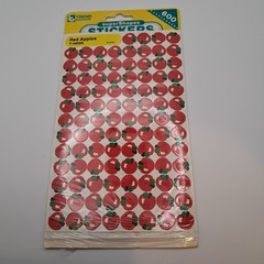 Vtg 1992 Trend Enterprises Red Apple Stickers 6 Sheets Back To School 2026