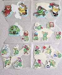 RARE Vintage Stickers Hallmark Shirt Tales 1981 Turtles Preserved Sticker 1980’s